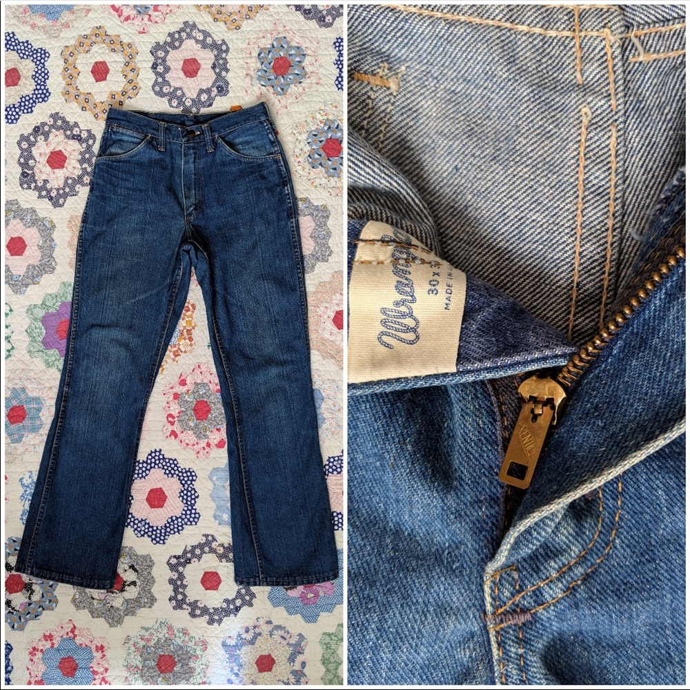 Vintage Antique 1960’s Wranglers Bootcut jeans size 26